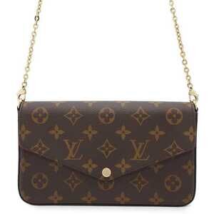 Louis Vuitton Monogram Chain Wallet Pochette Felicie